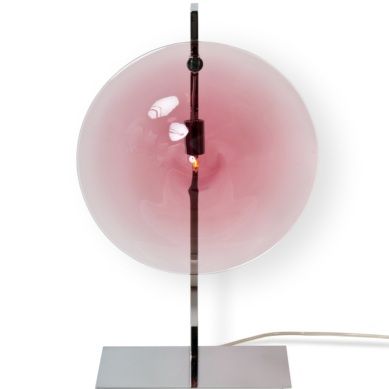 Lampe de table - ORBE - Chrome + Amethyste
