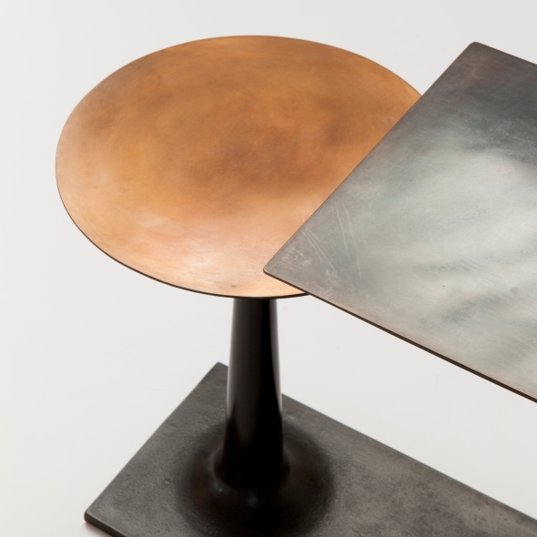 Stem Bronze Double End Table - Patrick Naggar
