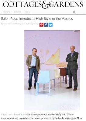 Ralph Pucci Introduces High Style to the Masses - New York Cottages & Gardens - December 2017 - New